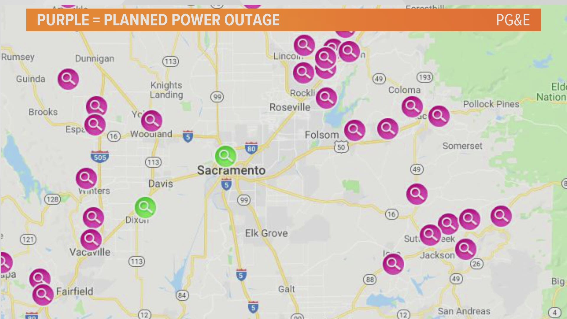 We spoke with SMUD the morning of Oct. 9 and the company said they are aware of and monitoring the windy conditions, but have no outages planned.