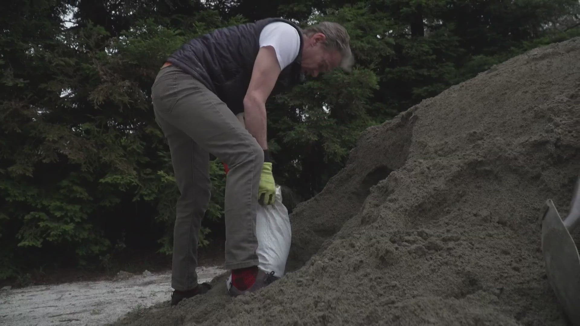 People took advantage of the break in the weather Saturday to finish up preparations for the brunt of the second storm to hit the Northern California region.