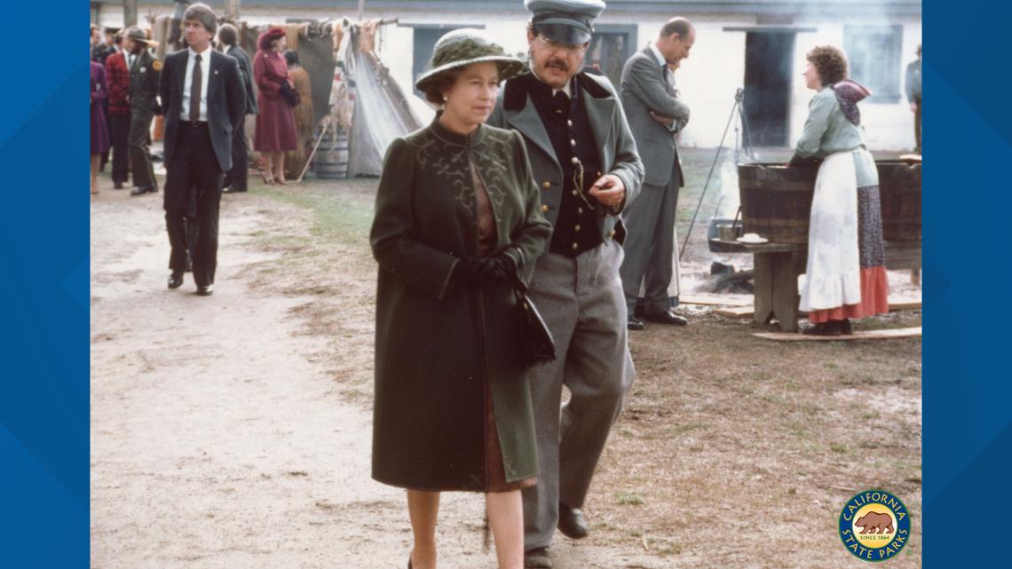 When did Queen Elizabeth II visit Sacramento?