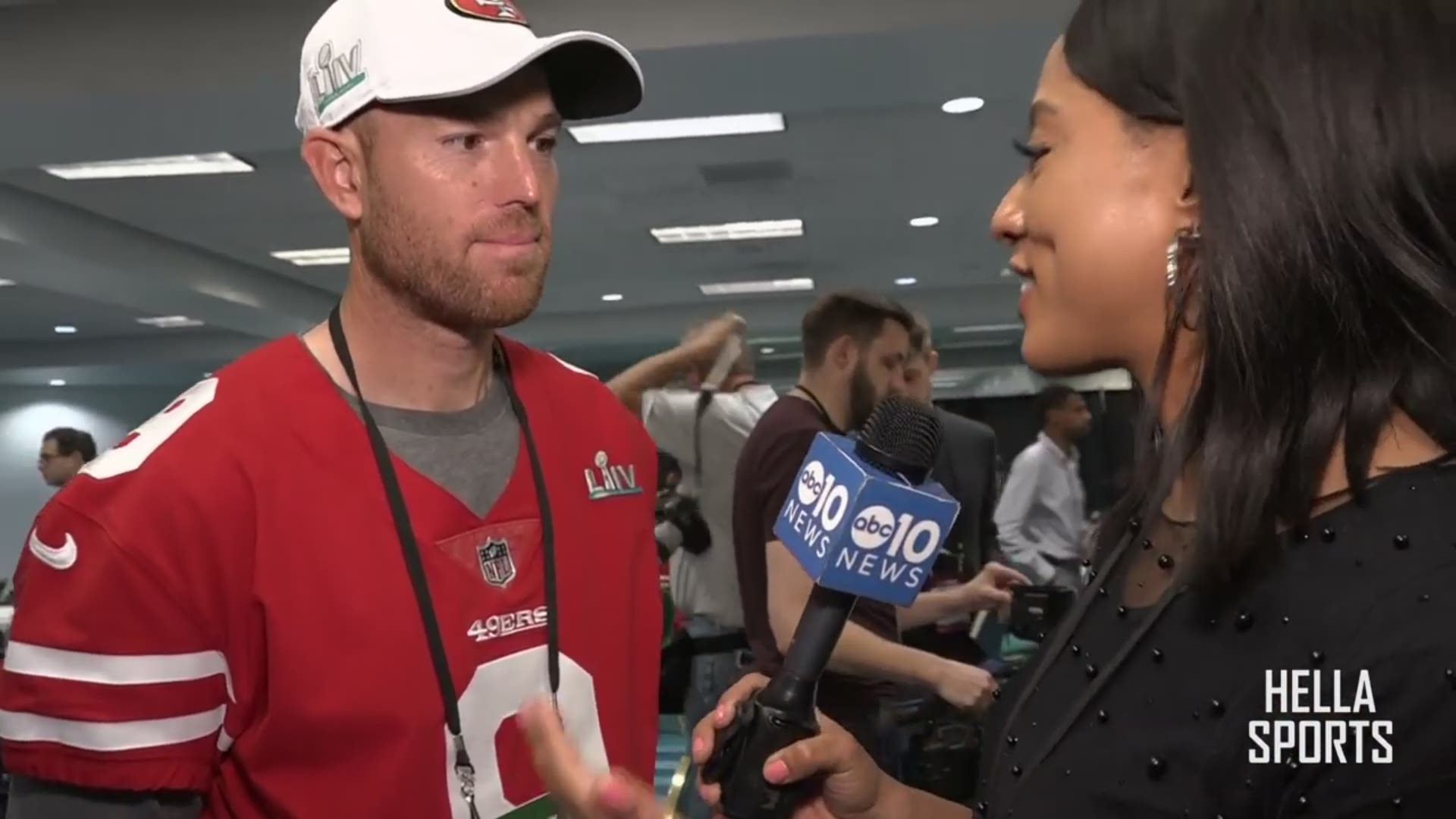 San Francisco 49ers kicker Robbie Gould talks about any added pressure headed into Super Bowl LIV in Miami.