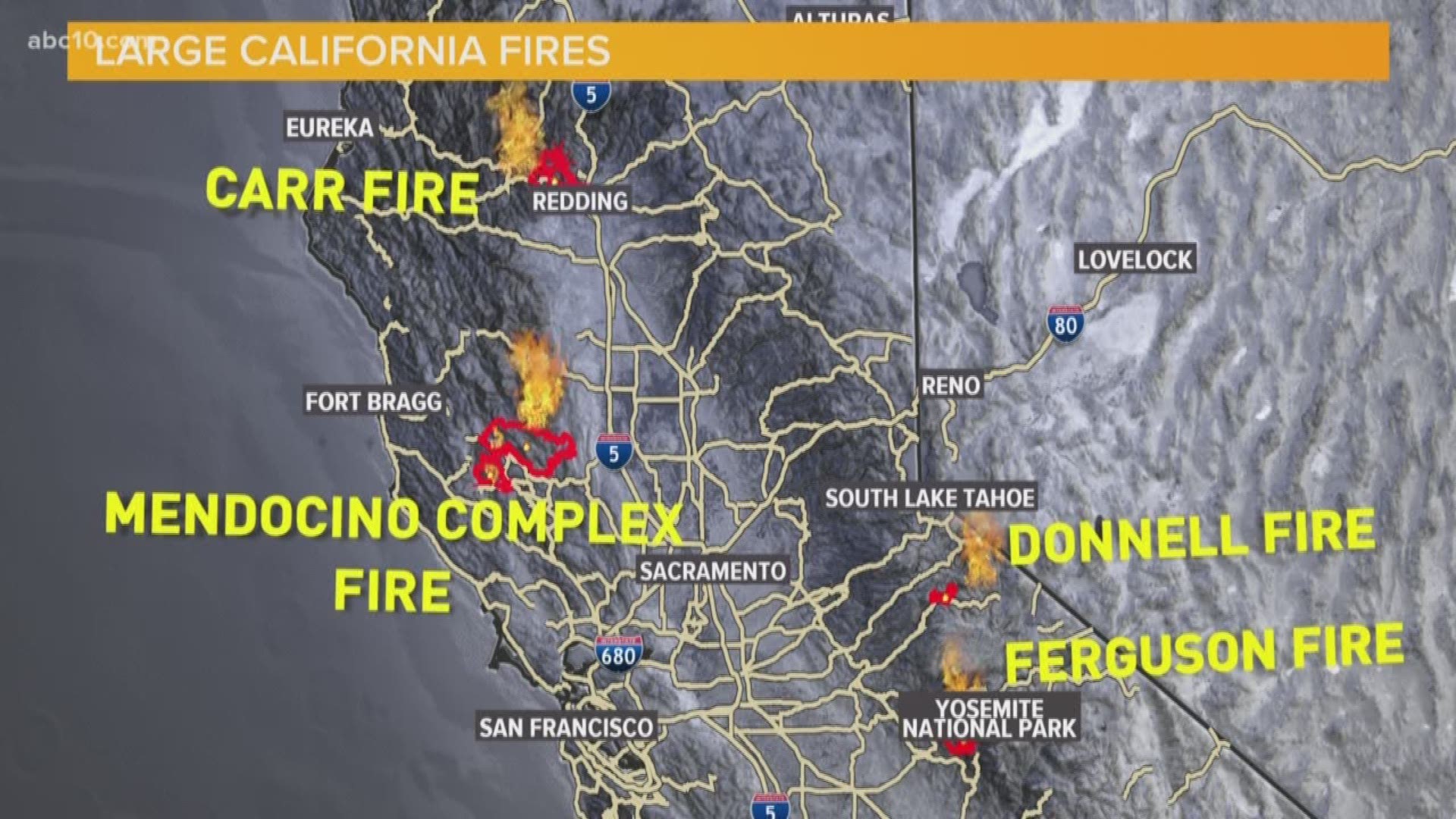 Mendocino Complex Fire Update: Now the largest fire in California ...