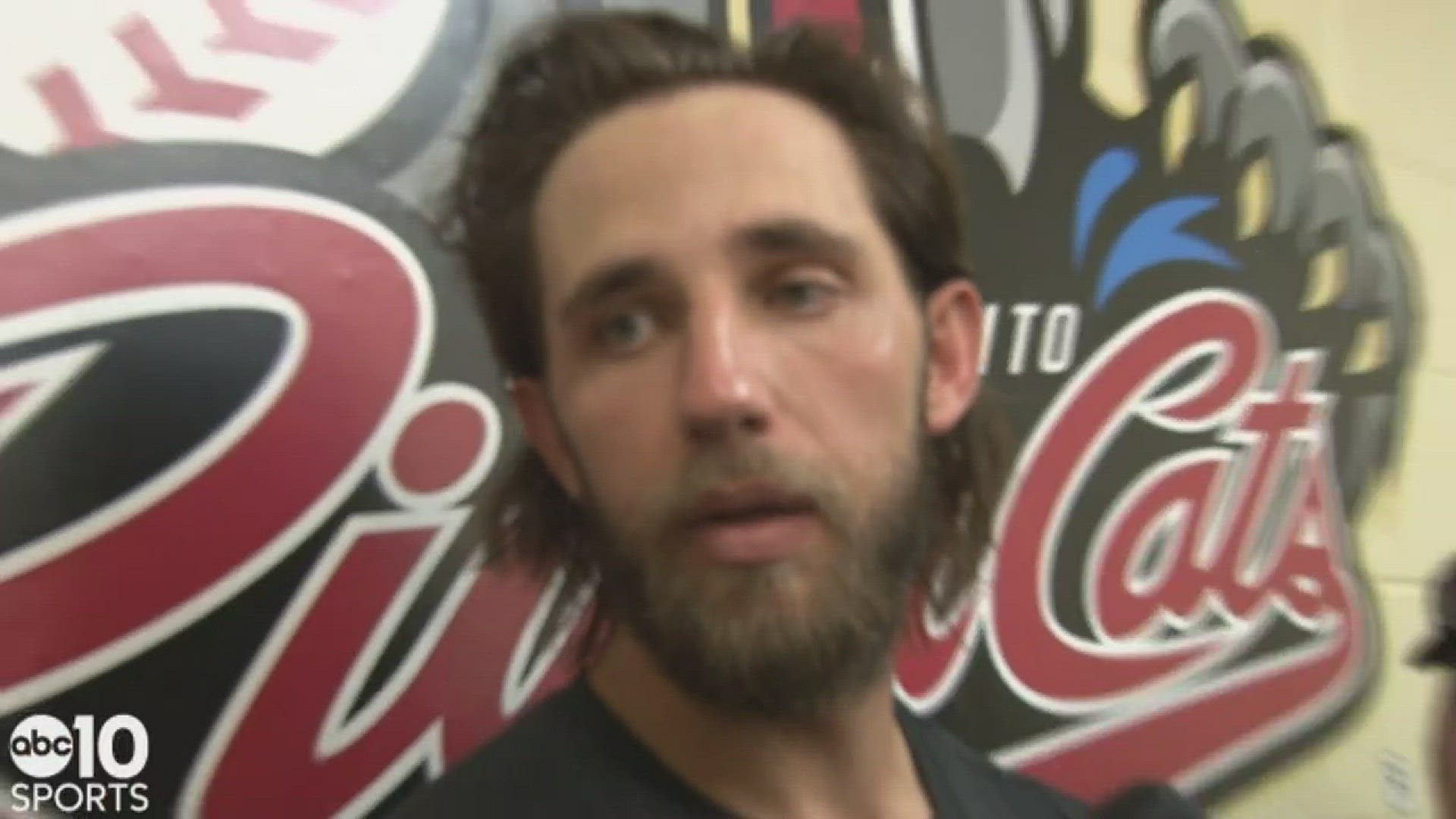 Giants ace pitcher Madison Bumgarner made his first rehabilitation appearance in Sacramento with the River Cats in front of a sold-out Raley Field crowd and talked about his journey back from injury and returning to San Francisco soon.