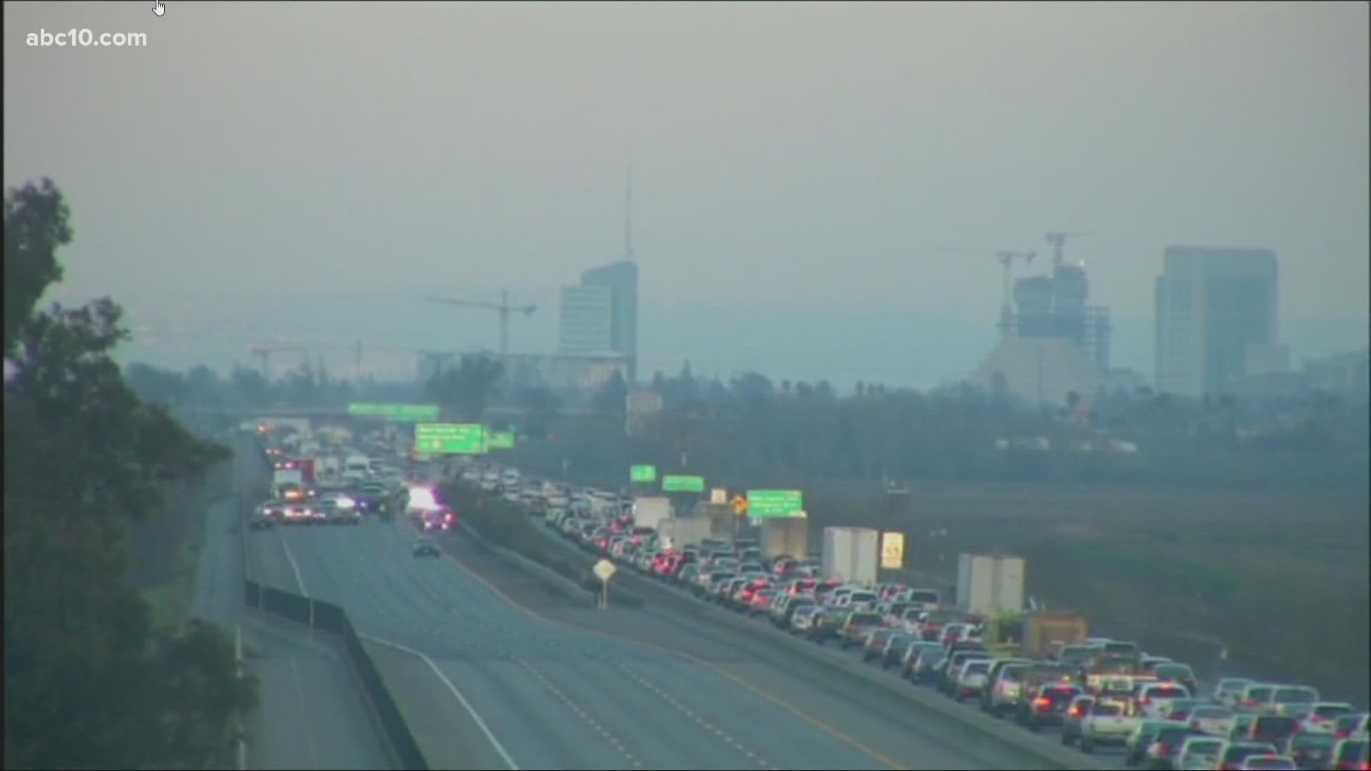 Sacramento police after the initial crash, the suspect tried to steal more vehicles but they were unsuccessful.