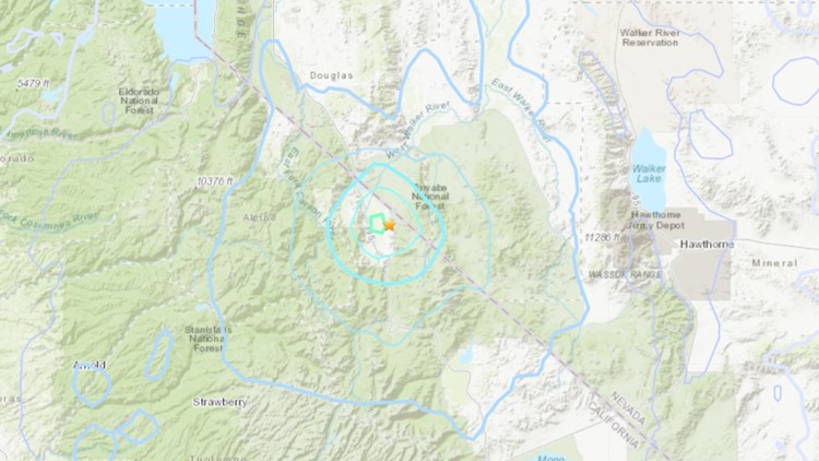 Magnitude 4.4 earthquake strikes near California-Nevada border