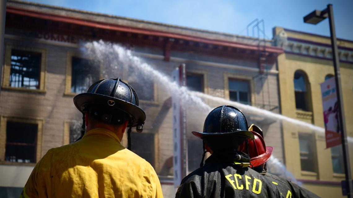 Stockton leaders push for change after fire destroys vacant downtown building