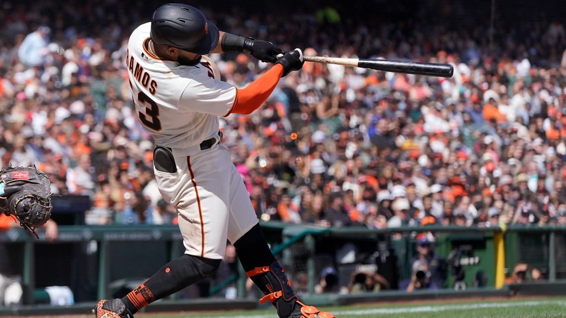 Heliot Ramos shines in debut, Giants edge Marlins 3-2