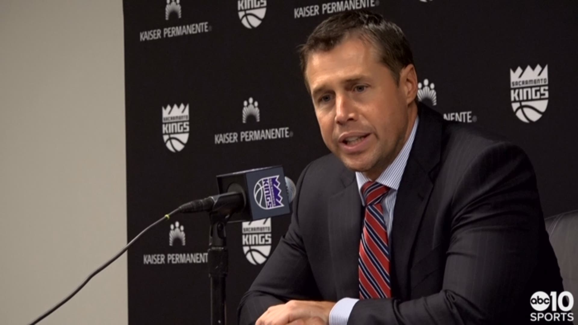 Sacramento Kings head coach Dave Joerger talks about his team's loss to the Toronto Raptors on Wednesday night and his team being held to under 30 points in each quarter.