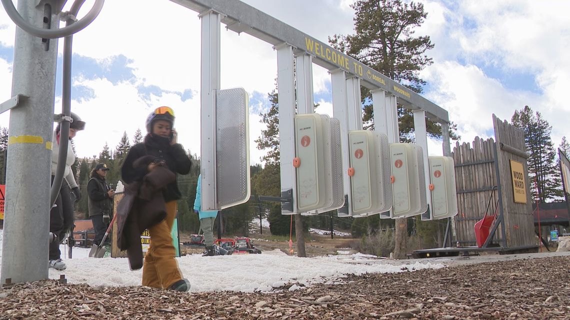 'Snow drought' grips Sierra Nevada: Skiers find limited snow amid December heatwave