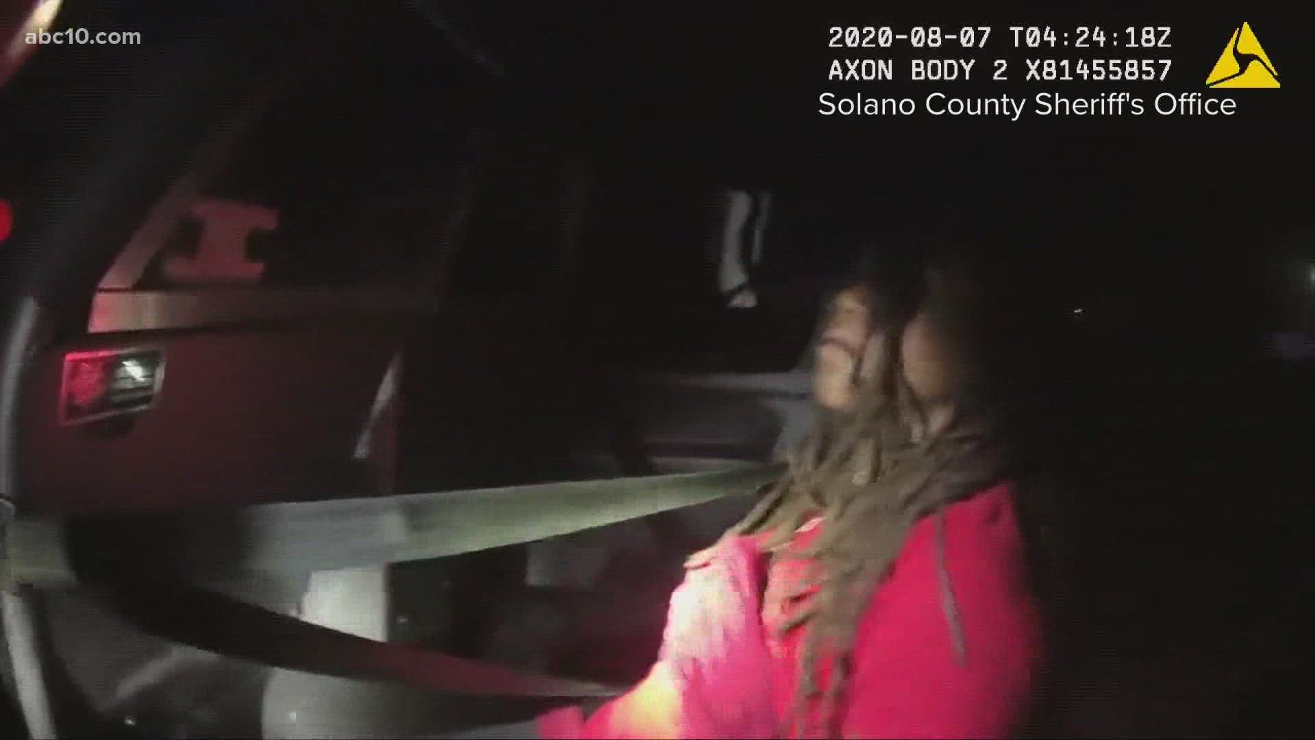 The Solano County Sheriff's Office released body and dash camera video after deputies were accused of violently arresting a black woman