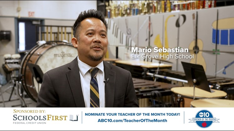 June 2023: ABC10's Teacher of the Month Mario Sebastian