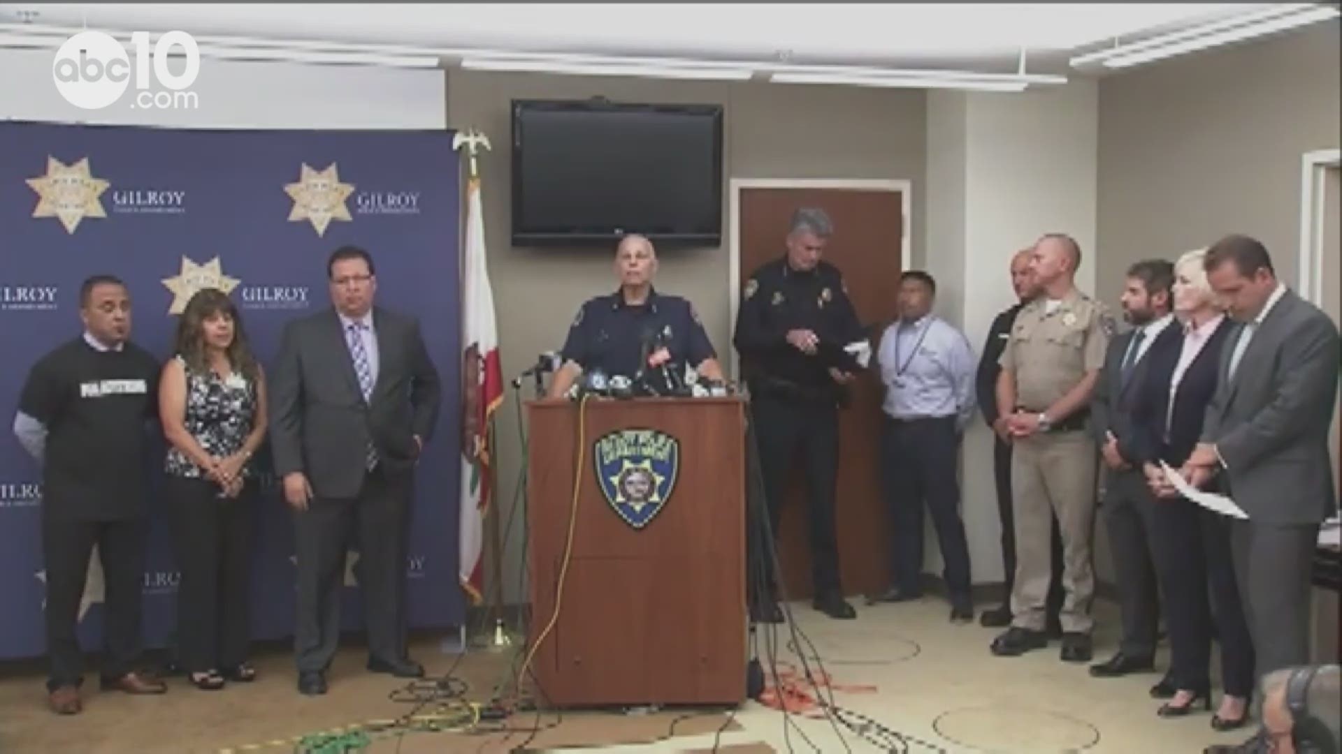 The Gilroy Police Department gives an update on the latest details about the Garlic Festival shooting that left three dead.