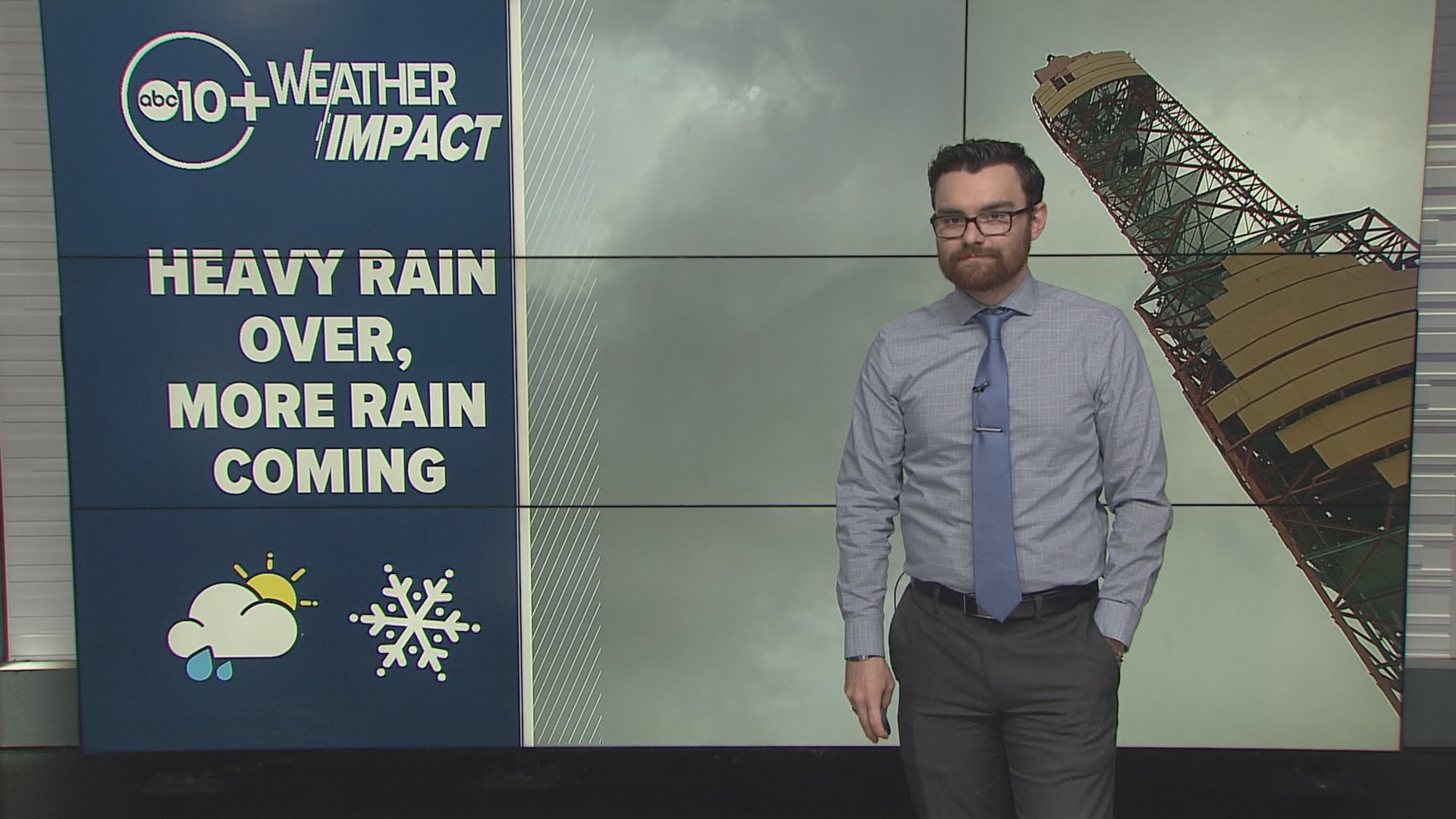 Although the heaviest rain and snow from the atmospheric river is over, there's one more round of rain and snow before Thanksgiving.