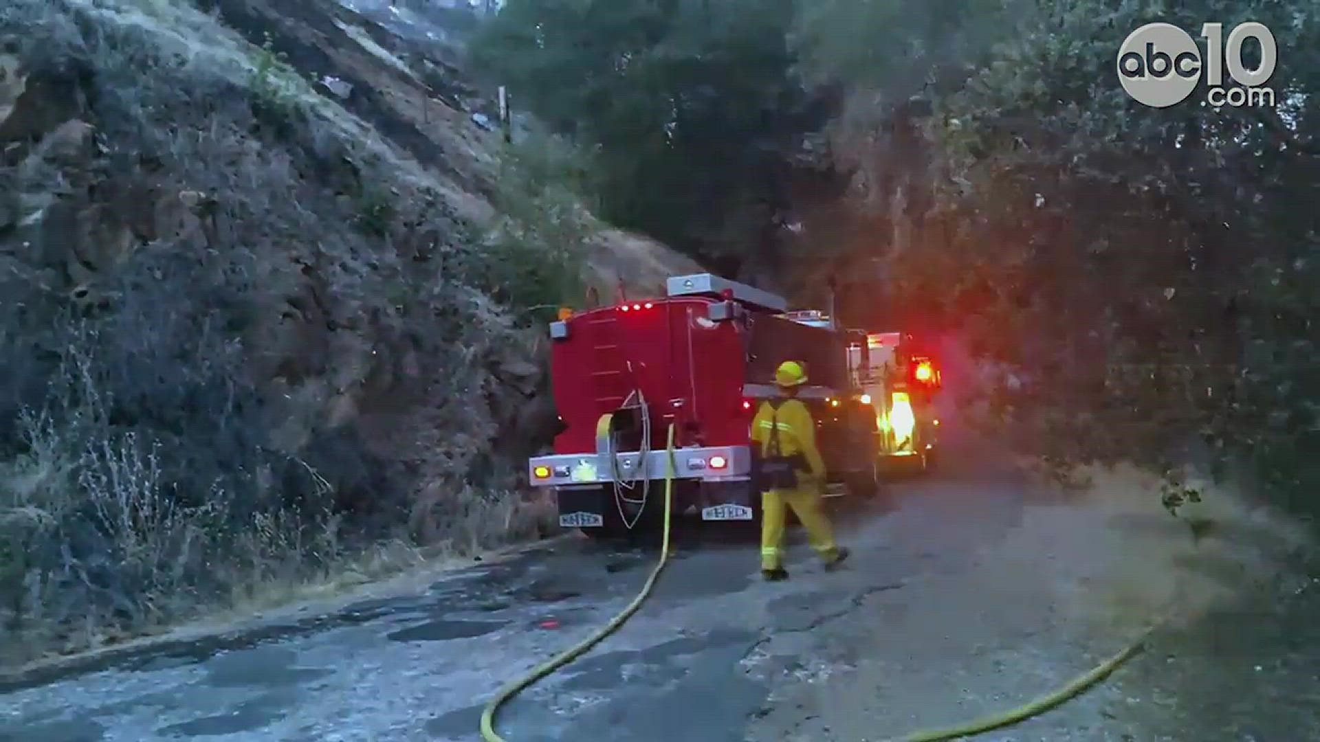 Our Van Tieu captured footage of firefighters in Amador County combating the newly emerged Electra Fire on July 4.