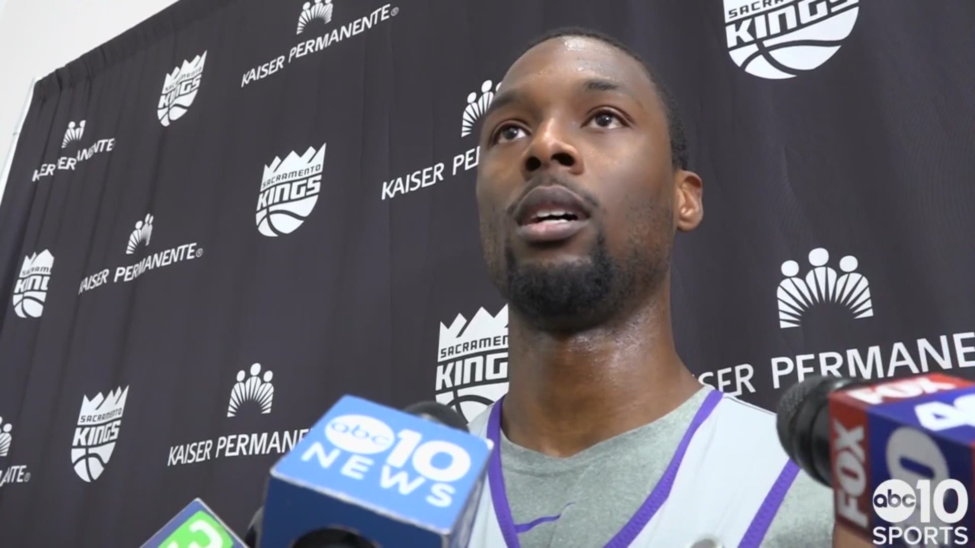 Sacramento Kings forward Harrison Barnes gives his thoughts on what has contributed to the team's 0-5 start to the season & what's being done about it.