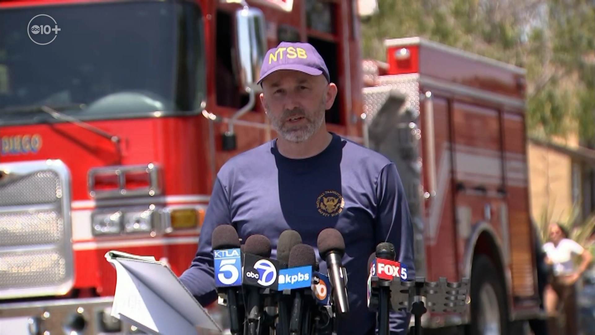 A music talent agency says 3 employees died on a plane that crashed into a San Diego neighborhood