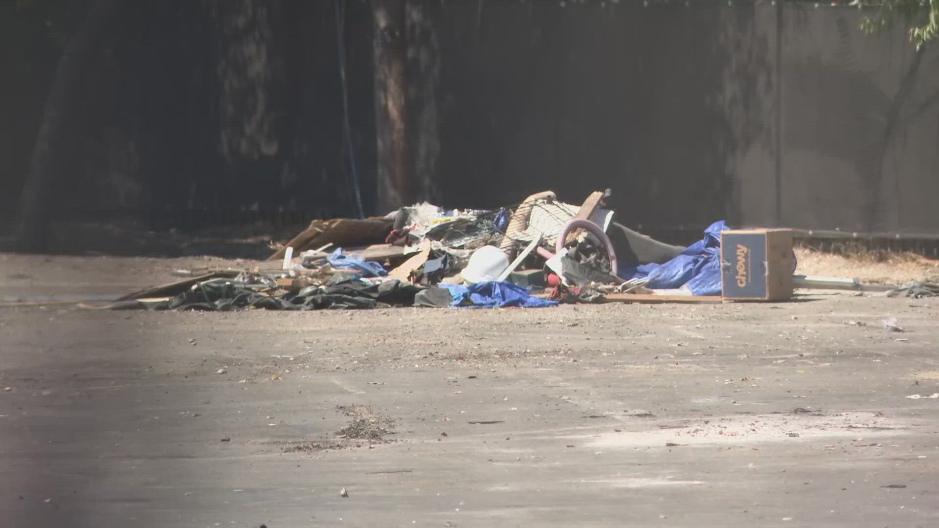 City of Sacramento officials said cleanup efforts are still ongoing after residents of Camp Resolution were evicted Monday.