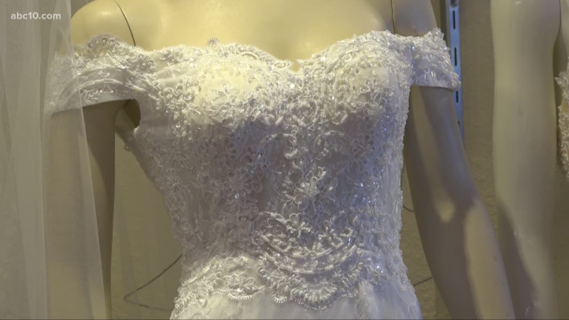 Elegant Designs Bridal is having a hard time ordering wedding dress materials from China due to concerns over the coronavirus.