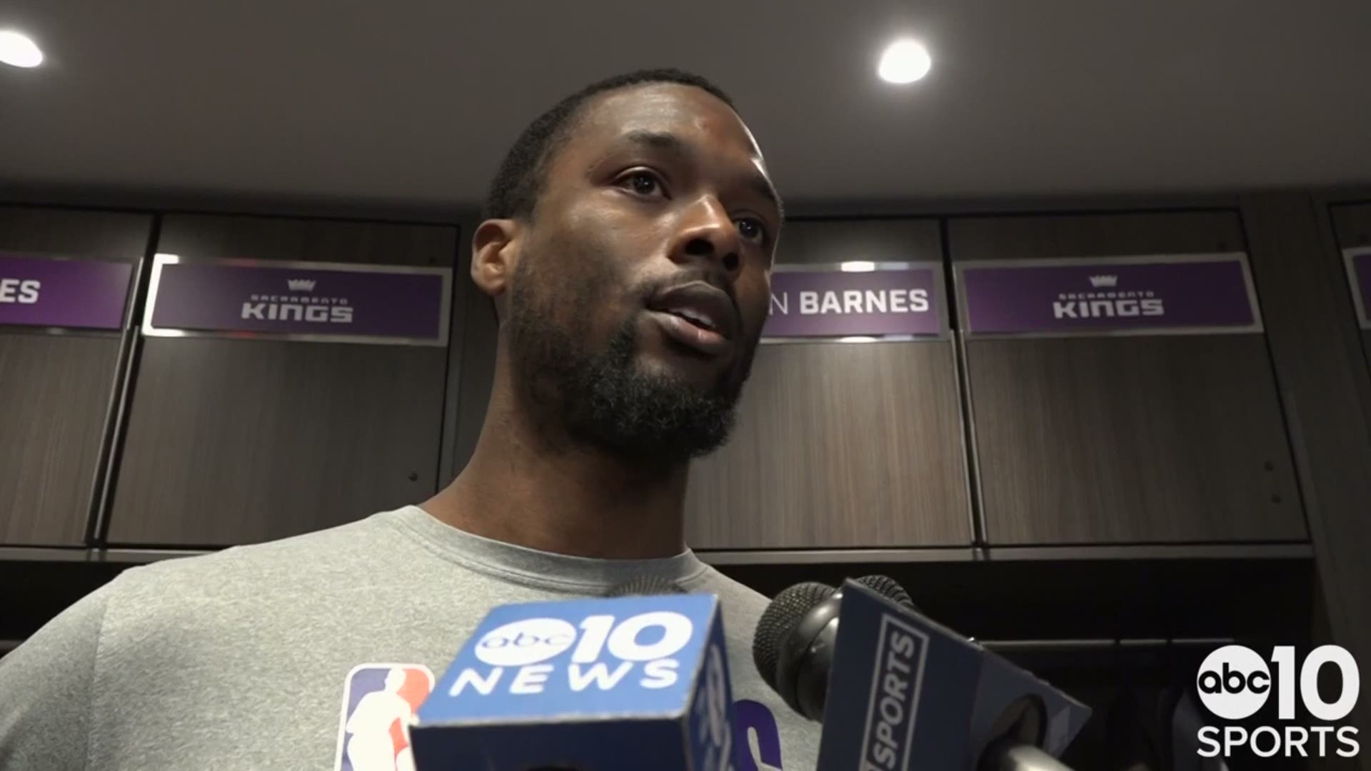 Kings forward Harrison Barnes talks about Saturday's 117-115 loss to the New Orleans Pelicans, and Sacramento committing 21 turnovers in the defeat.