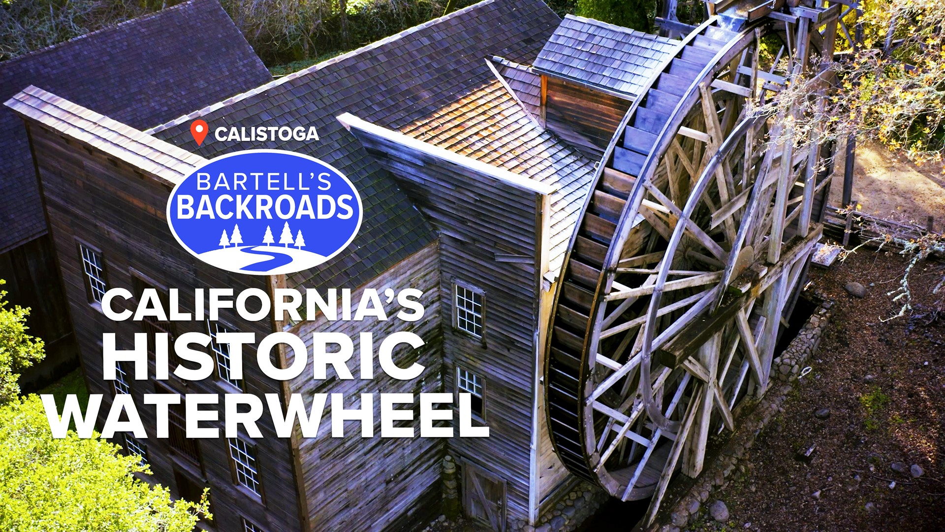 During the gold rush, the Bale Grist Mill State Historic Park was the breadbasket of California.
