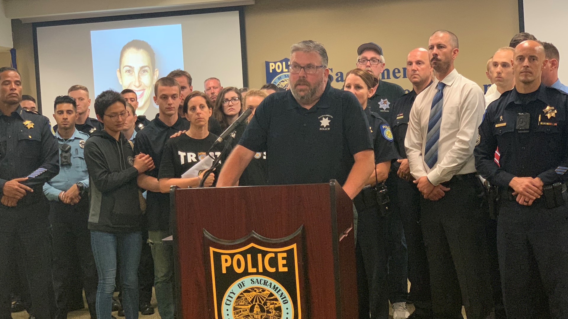Denis O’Sullivan talked about his daughter’s love for the city of Sacramento and her love of being a police officer, in the family’s first remarks since her death.