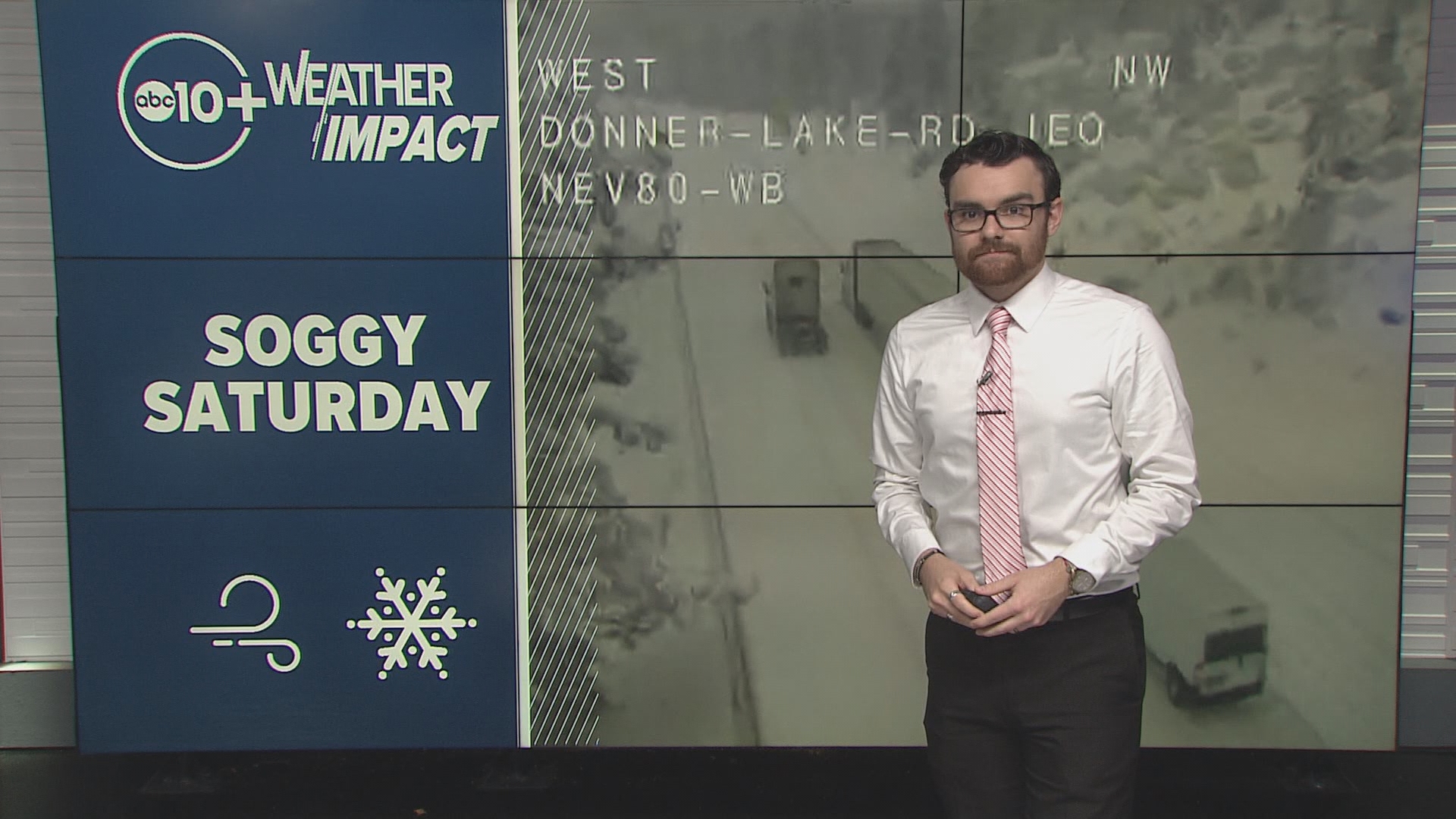 Northern California Weekend Forecast: Valley rain is slowing and snow will continue throughout the day in the Sierra Nevada around Lake Tahoe.