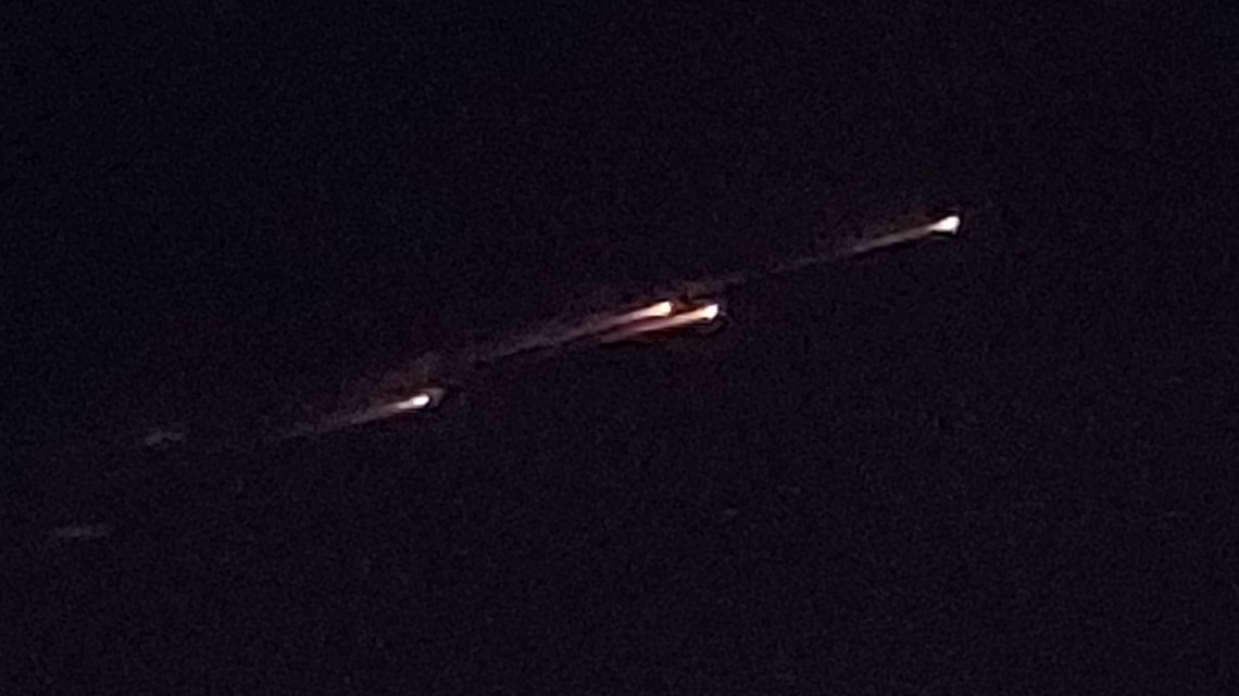 Meteors? UFO? What were those lights in the California sky?