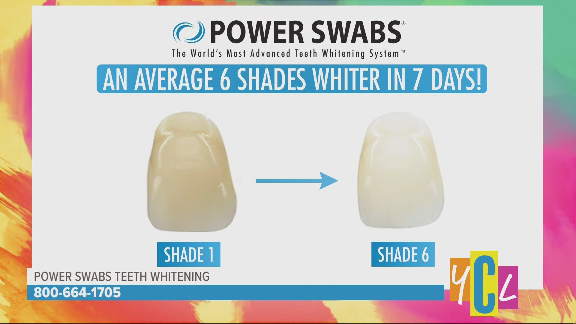 Achieve a brighter, whiter smile with Powerswabs. This segment paid for by True Earth Health Solutions.