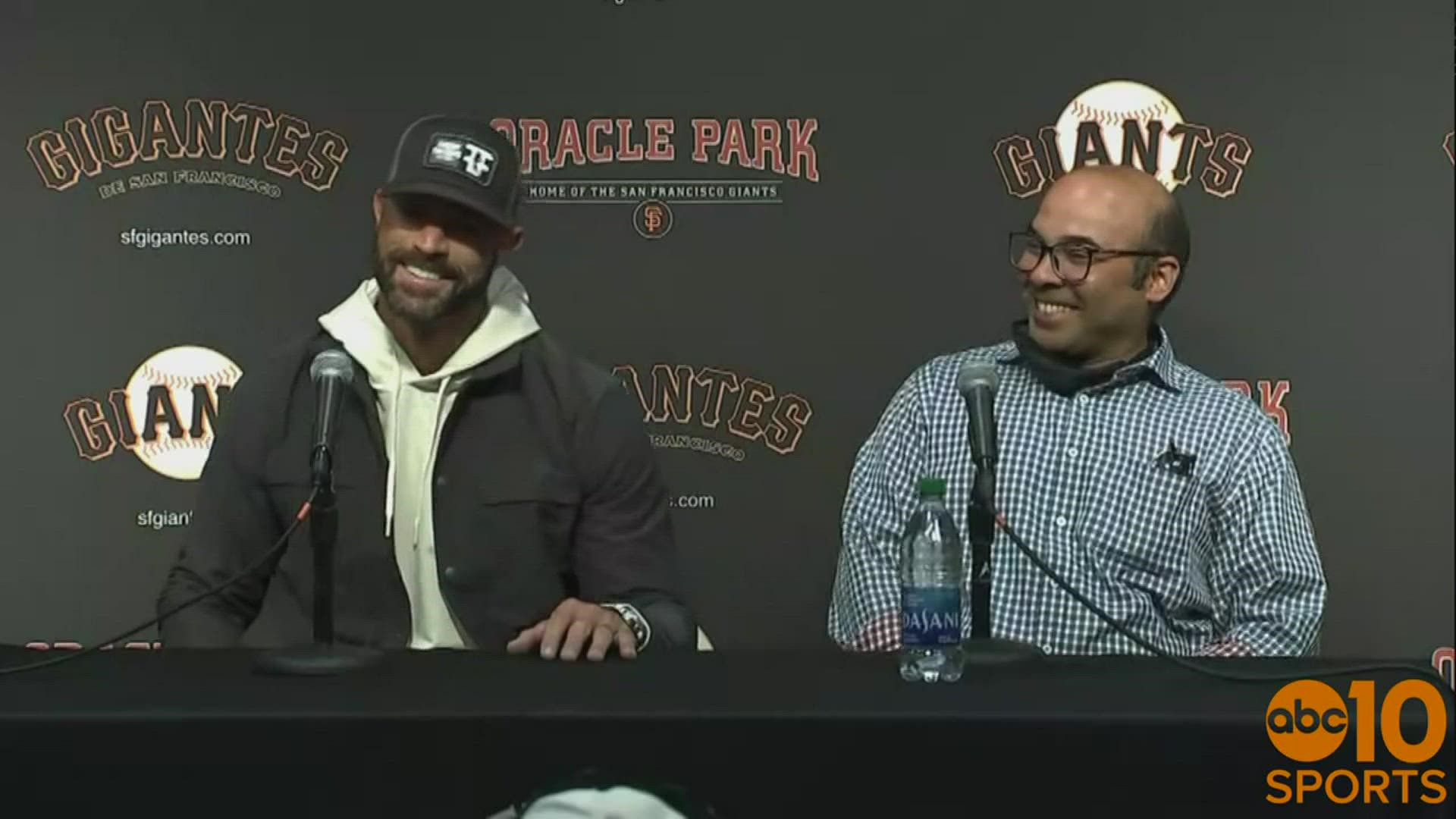 In the end of season press conference, San Francisco Giants GM Farhan Zaidi & manager Gabe Kapler meet with the media to discuss the priorities for the offseason.