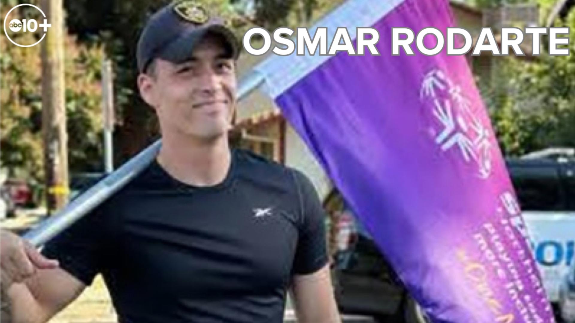 Marysville police identified their slain officer as Officer Osmar Rodarte.