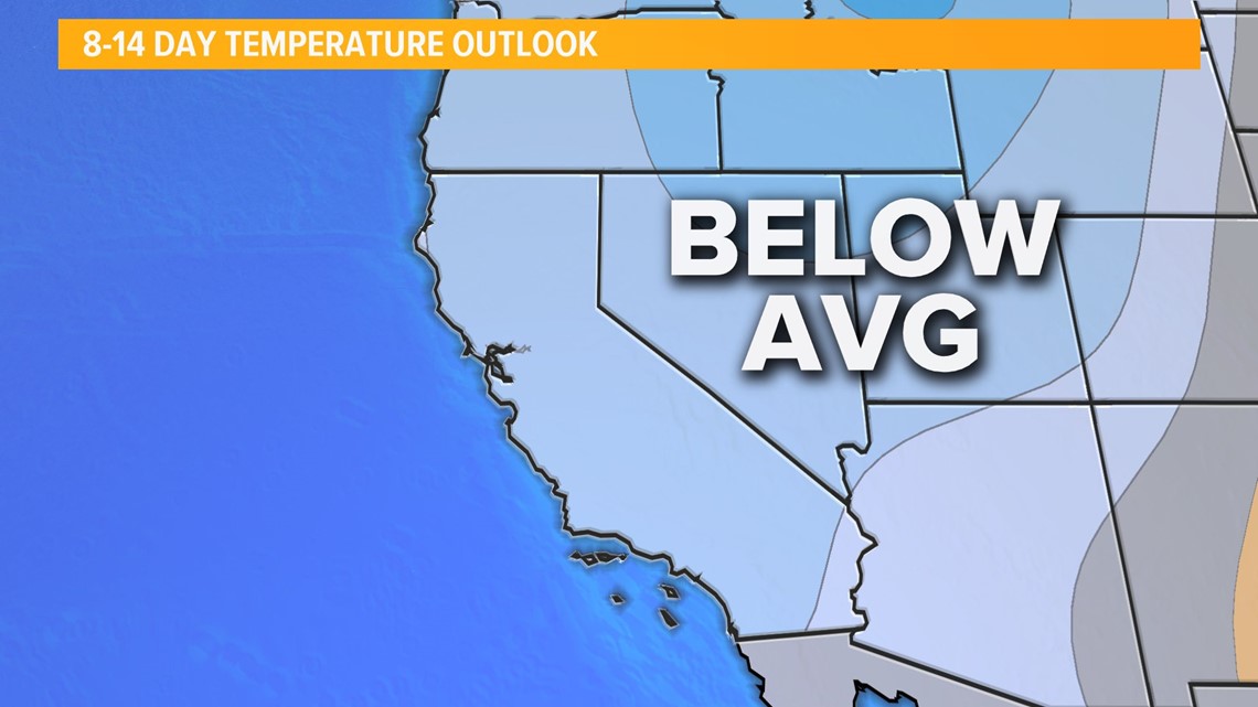 Below Average Temps In Northern California's Forecast | Abc10.com