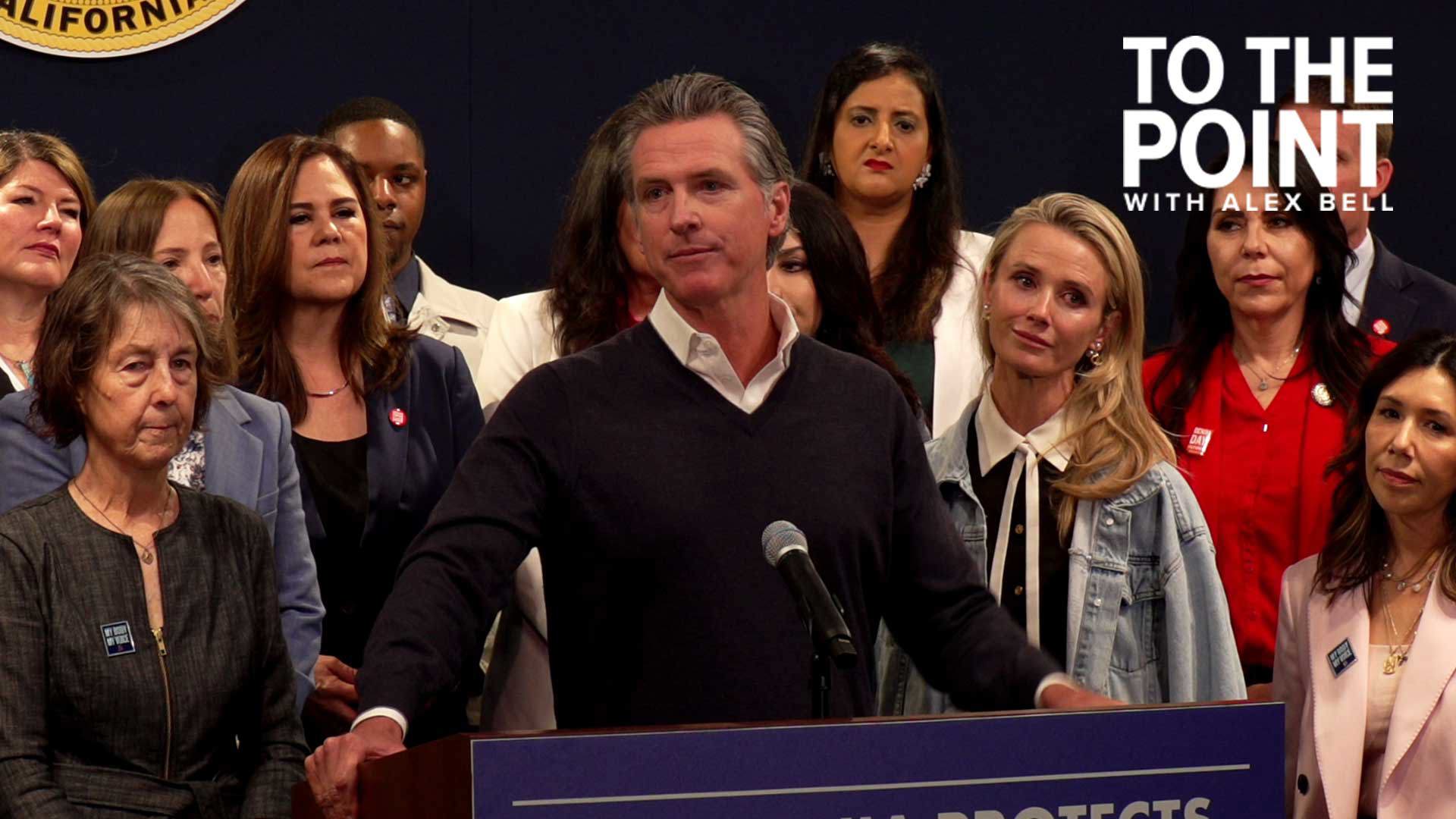 Newsom and lawmakers announce emergency bill to allow abortion services to Arizona women