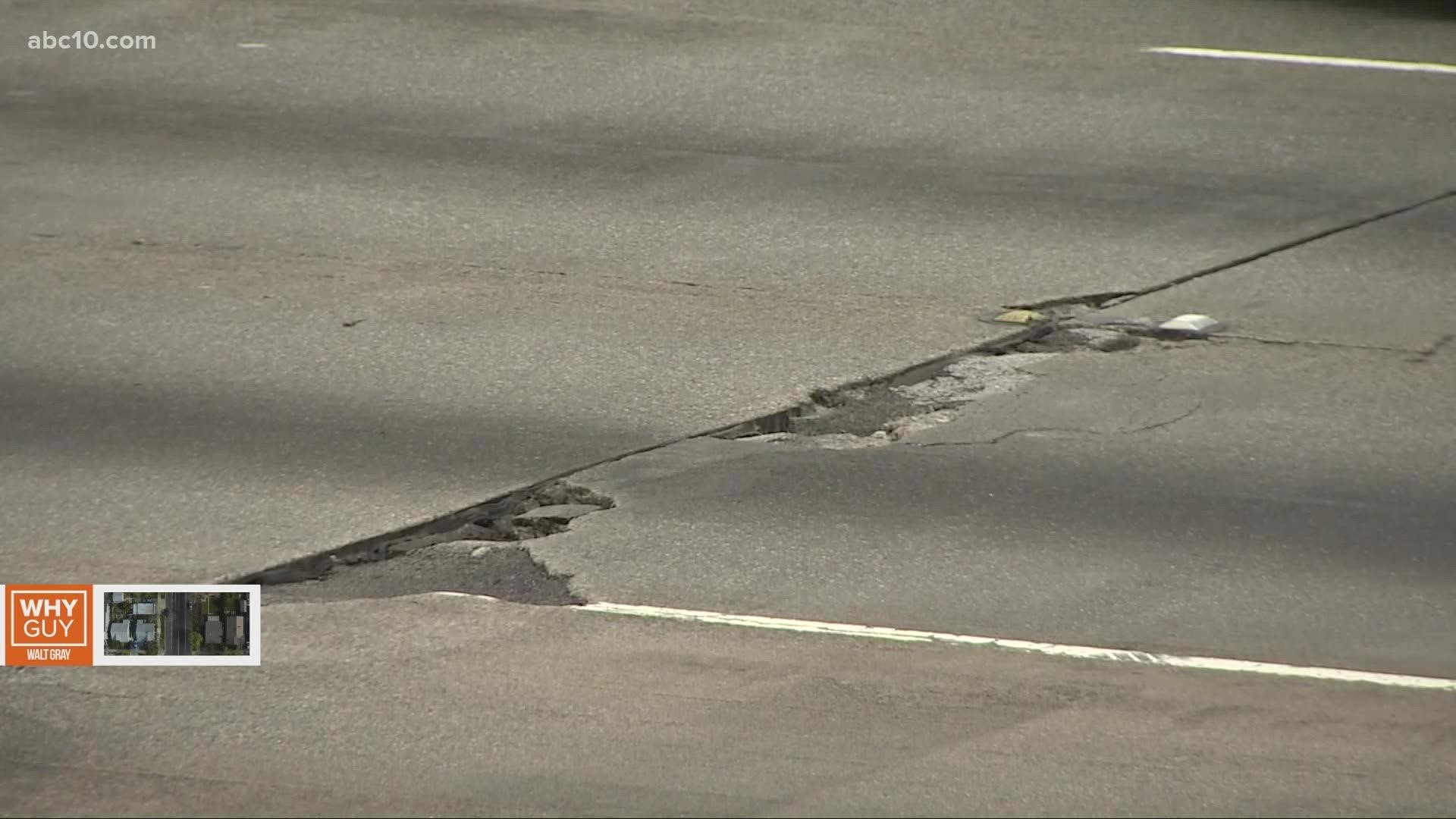 On this edition of our Walt Gray's "Why Guy" series, one viewer asked why the city of Sacramento has yet to repair some smaller streets, and we have the answers.