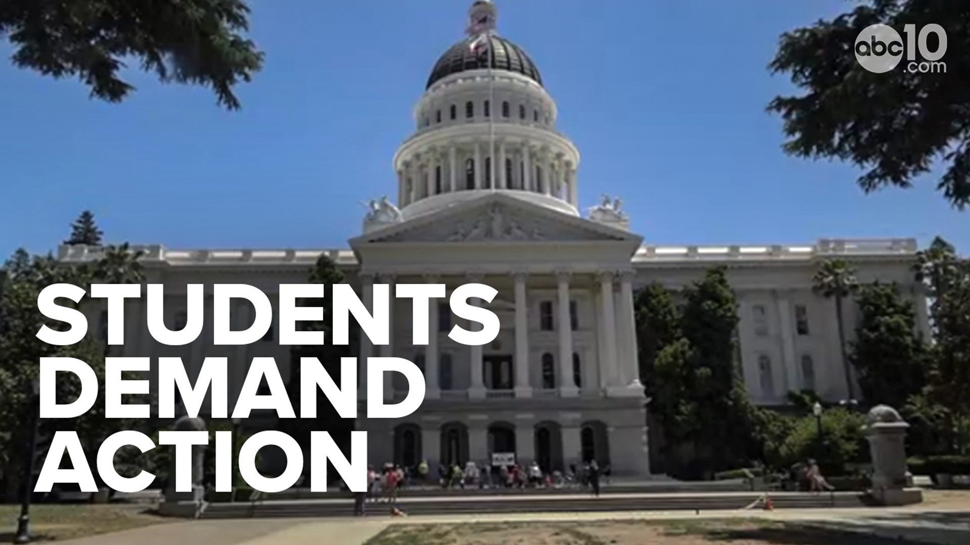 Students Demand Action, a group made up of student activists, gathered at the state capitol Wednesday to support bills they think would help end gun violence.