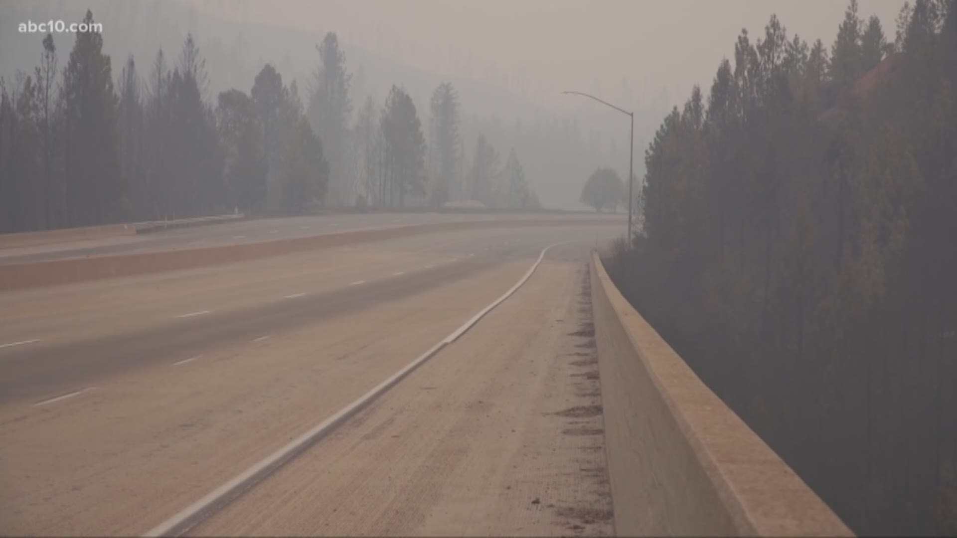 This morning, I-5 is still closed as the Delta Fire continues to burn north of Redding.