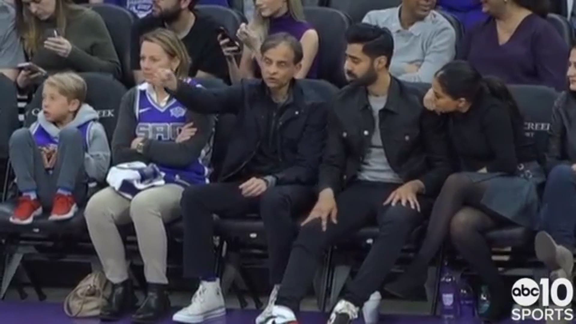 Comedian Hasan Minhaj, who grew up in Davis as a die-hard fan of the Sacramento Kings, talks to ABC10's Sean Cunningham about attending Saturday night's game, sitting courtside with owner Vivek Ranadive and his love for the team, as well as hatred for the Lakers.