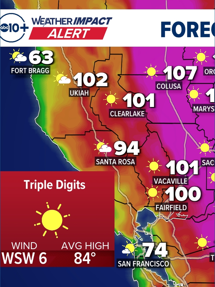 Heat wave hits Sacramento at the end of this week | Weather Update ...