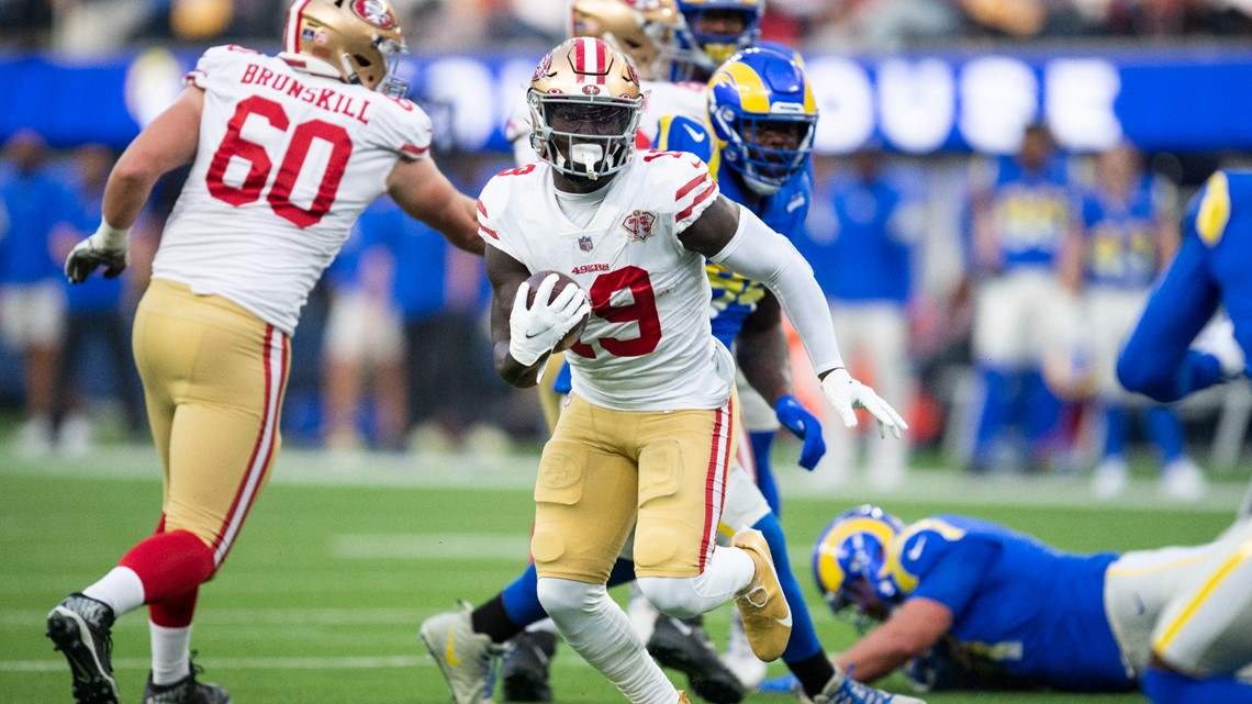 49ers clinch playoff berth by holding off Rams 27-24 in OT