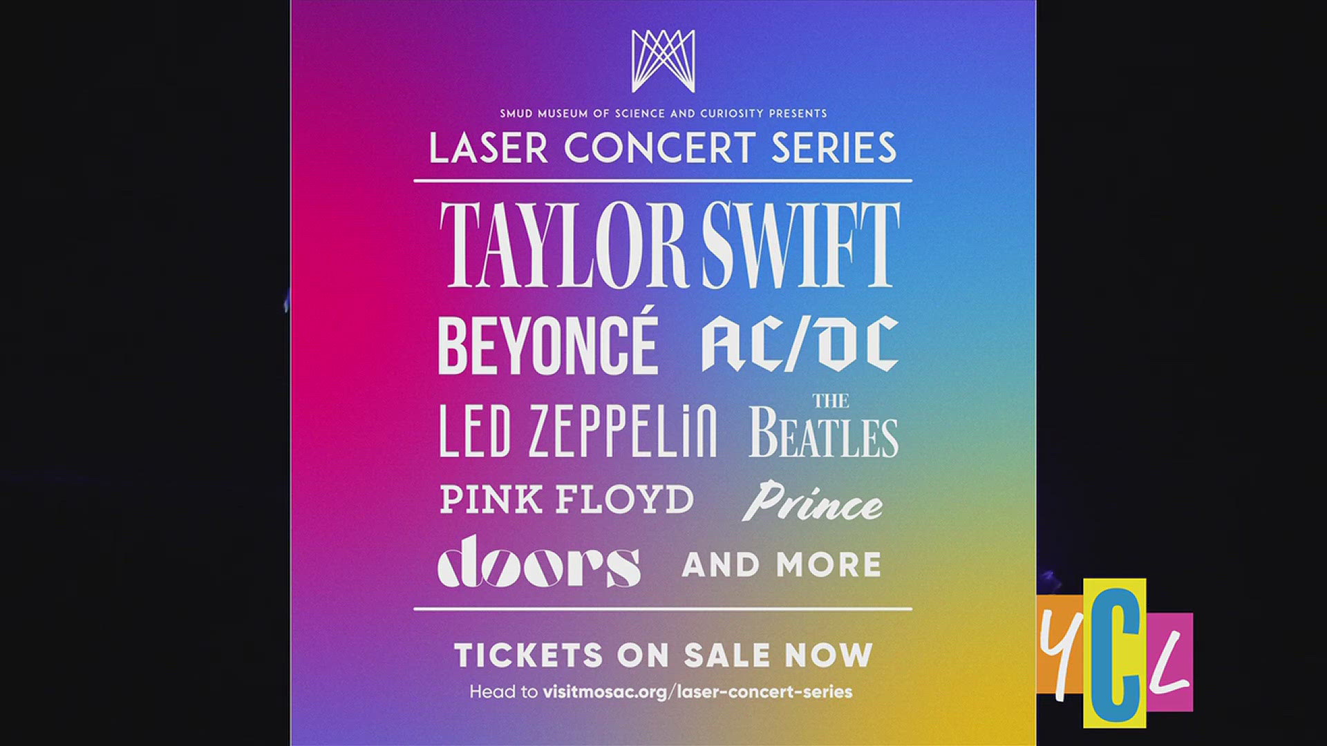 Enjoy music by Beyoncé, Taylor Swift, and more at the special laser concert series hosted at the Museum of Science and Curiosity (MOSAC).  