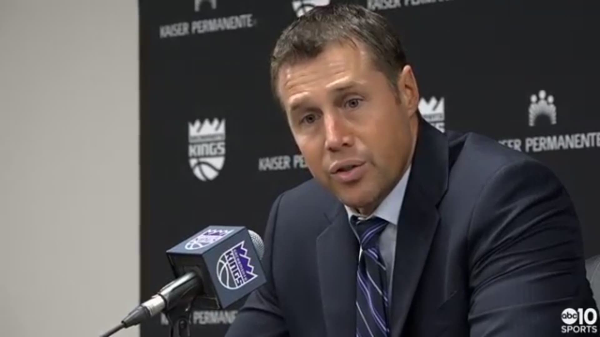 Kings head coach Dave Joerger talks about Wednesday's loss in overtime to the Milwaukee Bucks, losing rookie Marvin Bagley III to a left knee injury, the resiliency of his team to battle with the NBA's top teams during the last two weeks and the play from Harry Giles in the second half of the game.