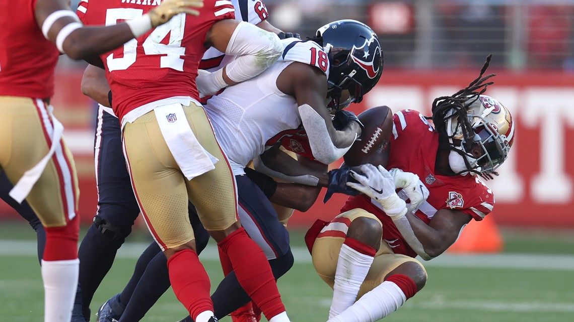 49ers shake off a sluggish start to score 20 points in the second half to  beat the Texans 23-7. - Niners Nation