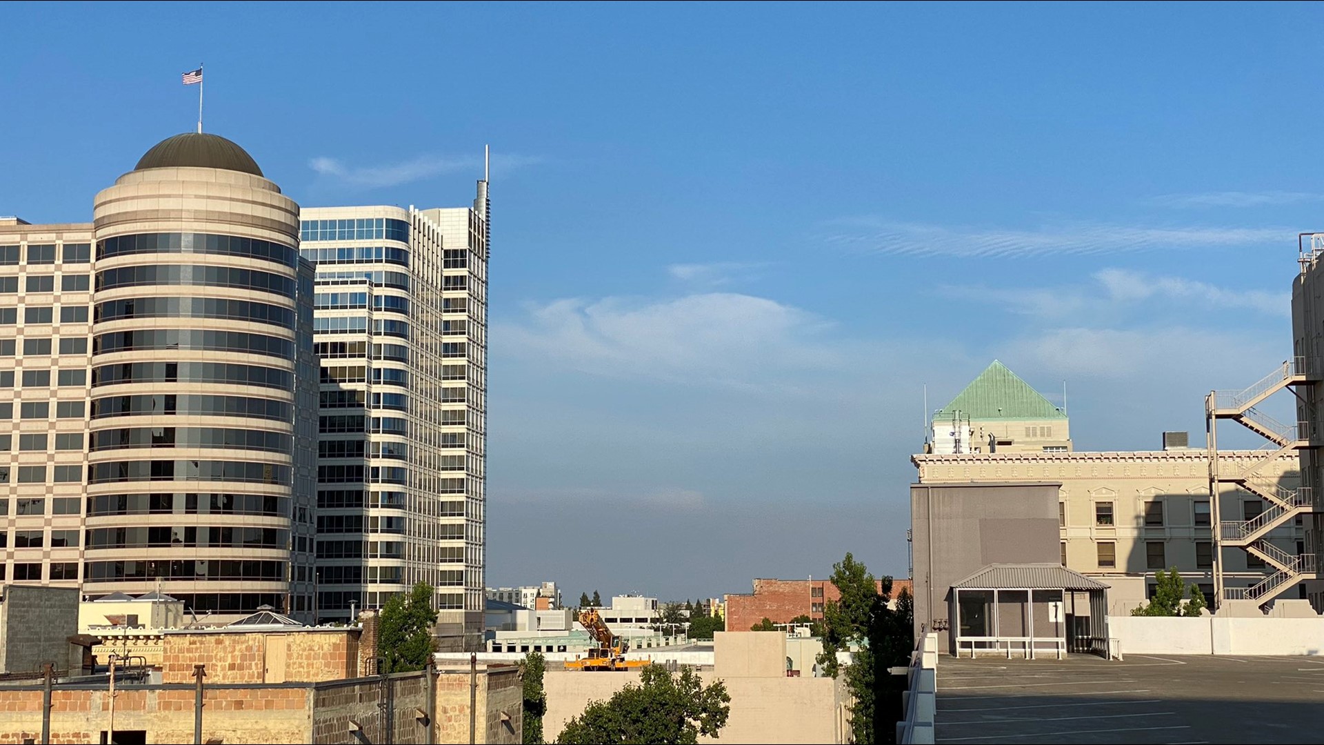 Smoke from California’s largest active wildfire, the Dixie Fire, burning near the small town of Quincy has blown into the Sacramento region