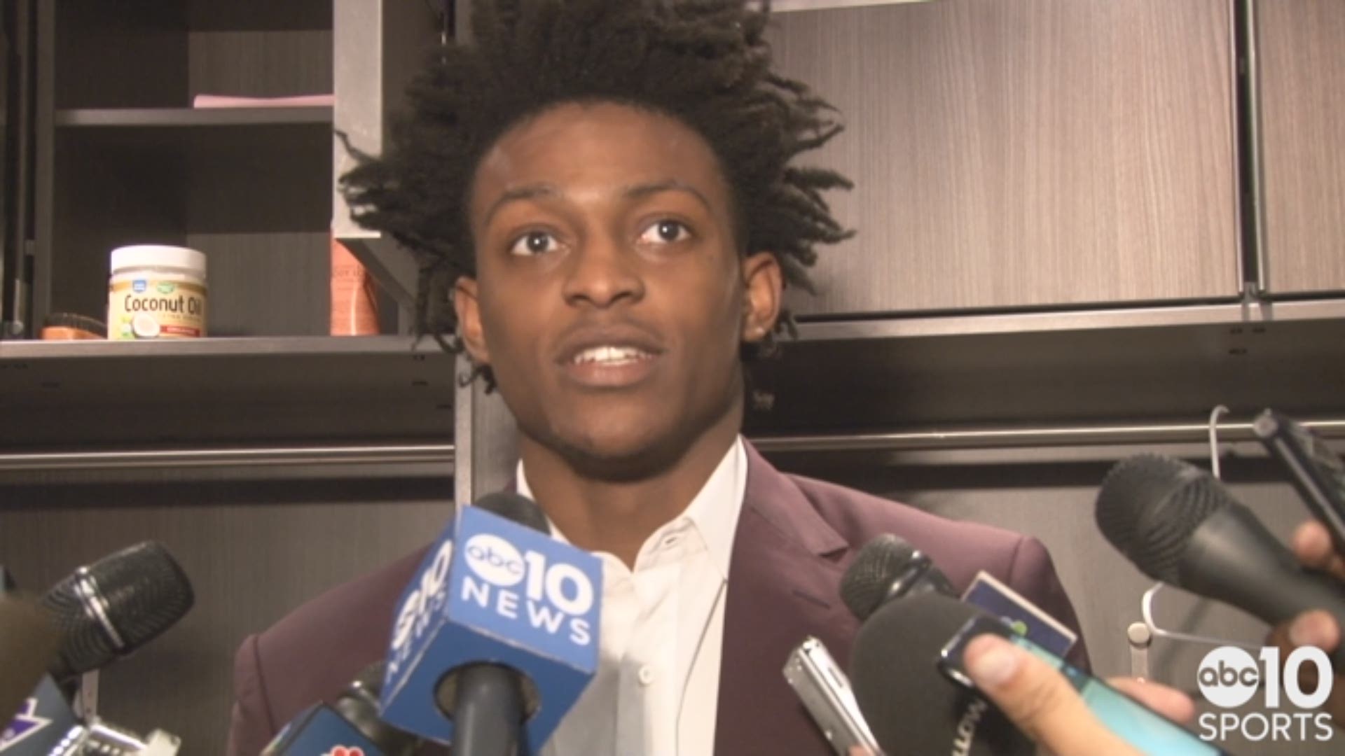 Sacramento Kings rookie De'Aaron Fox discusses Wednesday's season opening loss to the Houston Rockets and making his NBA debut.