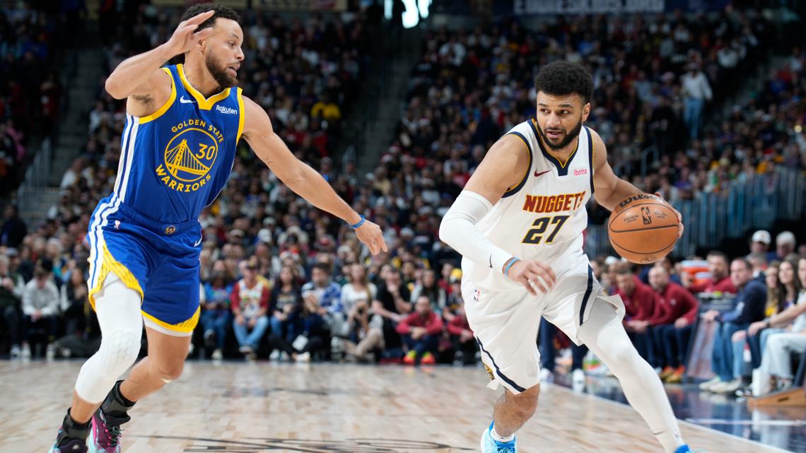 Nuggets beat Warriors 120114 on Christmas Day