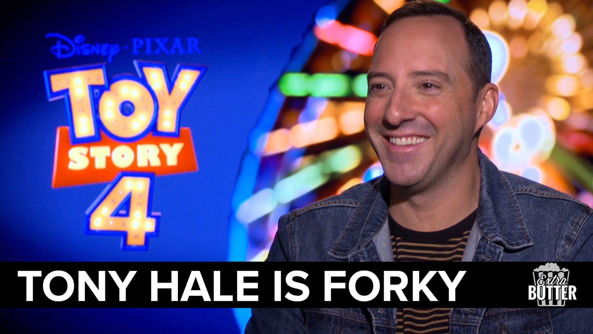 Tony Hale talks about his new character Forky from 'Toy Story 4.' If you pick up on bits of Buster from 'Arrested Development' or Gary Walsh from 'Veep.' it's no accident.