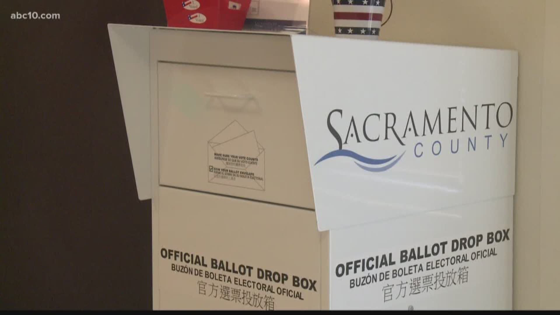 There are five counties in California that are using "vote by mail" or "drop-off" only this upcoming election, and Sacramento County is one of them.