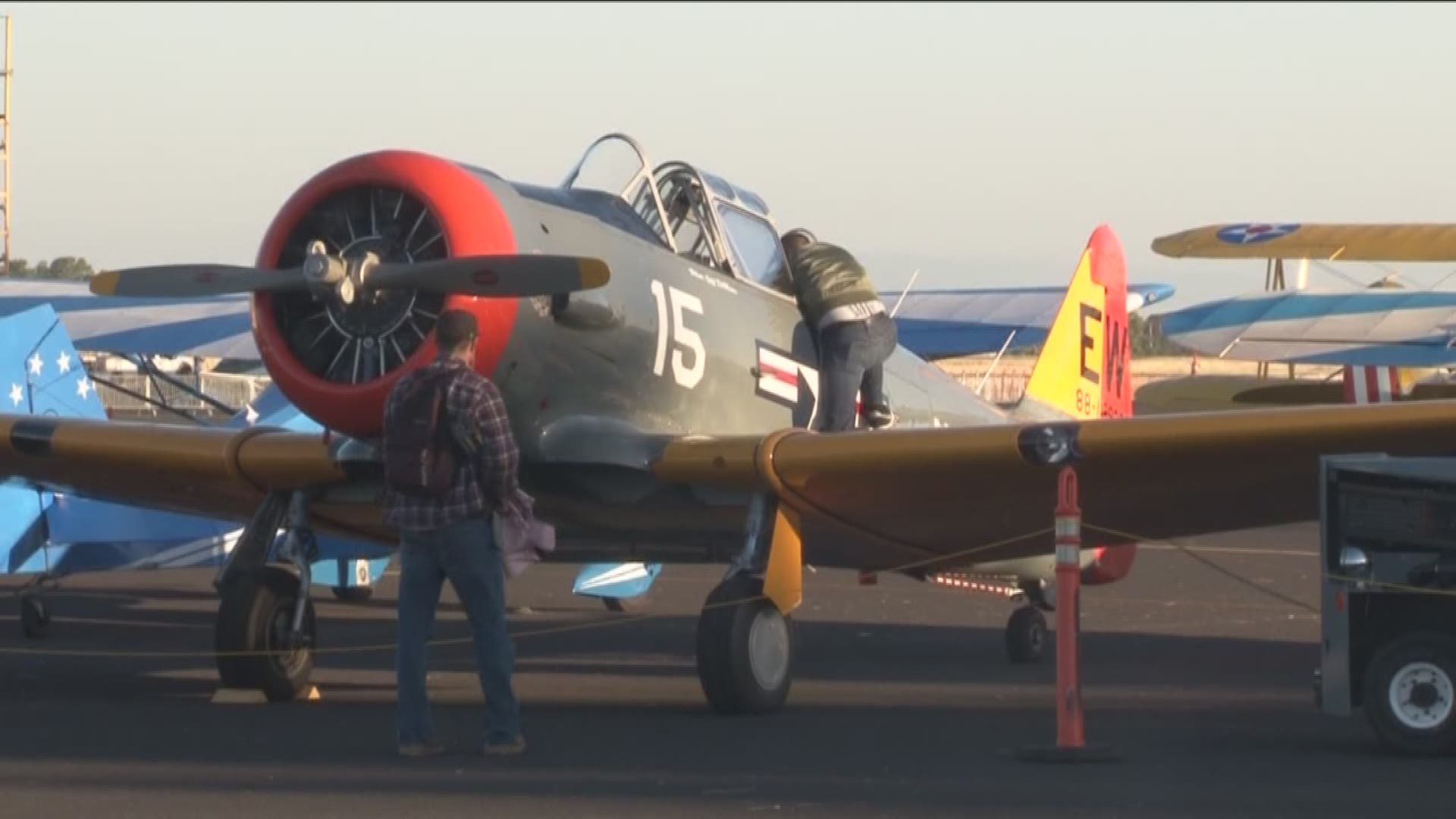 More than 50 planes were on display Saturday for the Lincoln Airfest, including fighter planes that were key to the war effort during World War II.