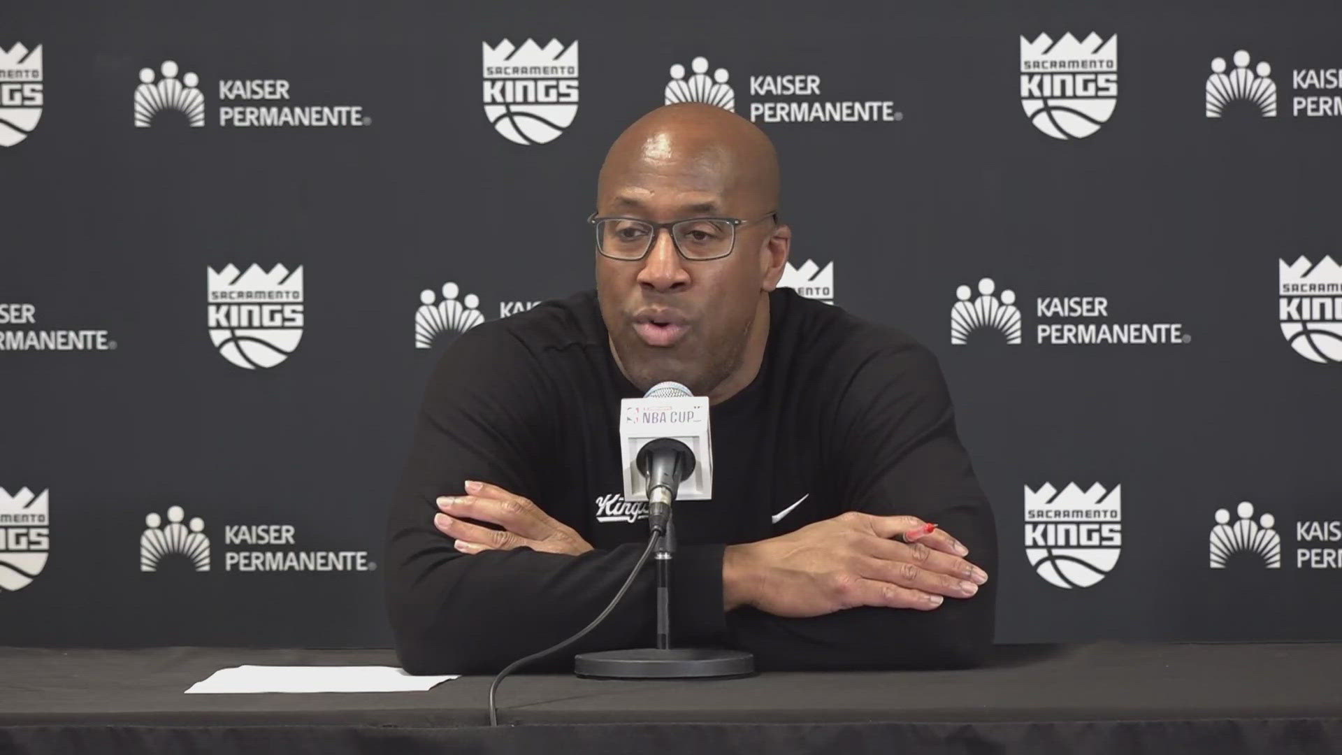 Head coach Mike Brown talks about De'Aaron Fox's 60-point night and the Kings overtime loss to the Minnesota Timberwolves. 