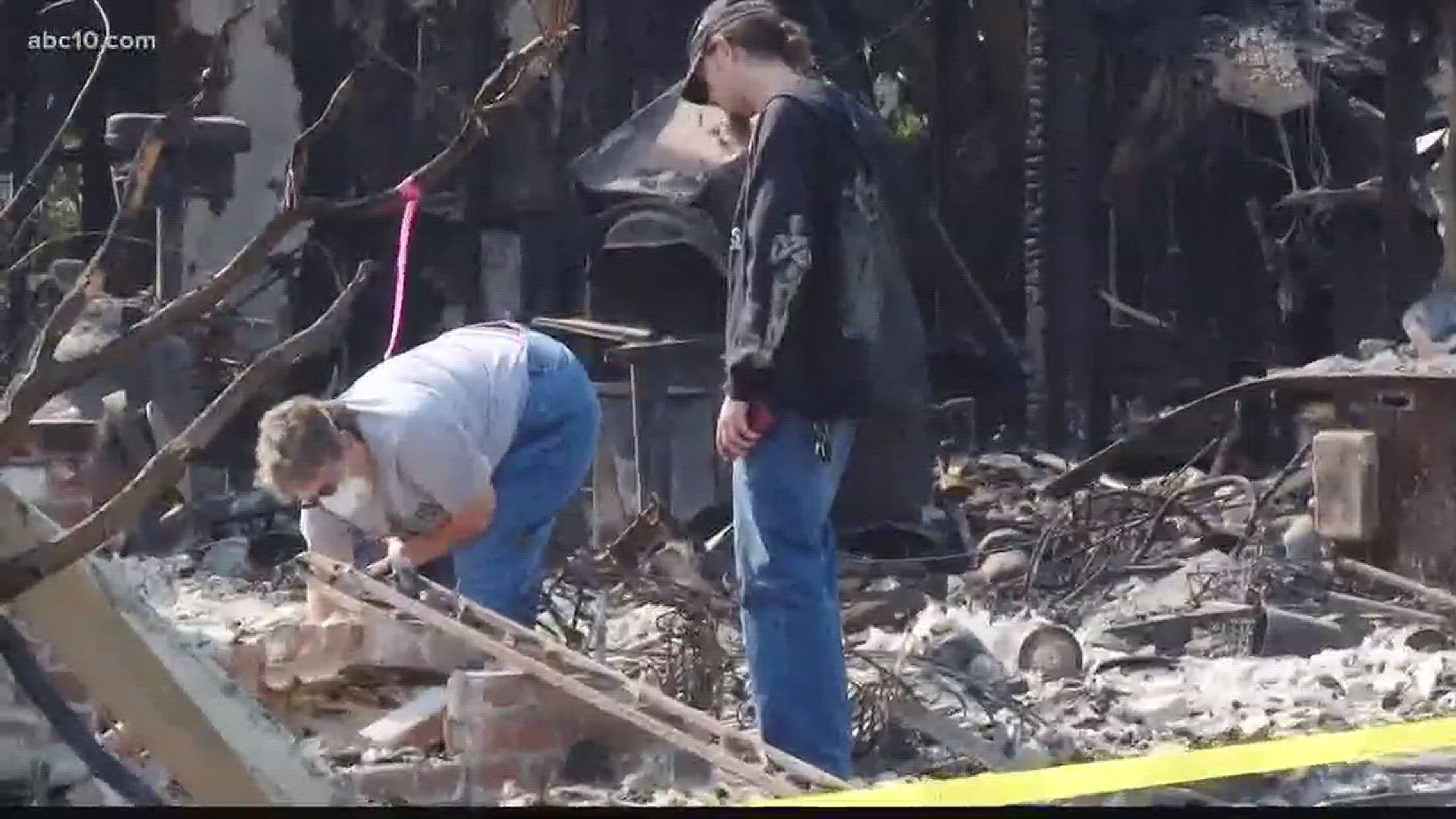 Evacuees from Santa Rosa returned home to ashes on Monday.