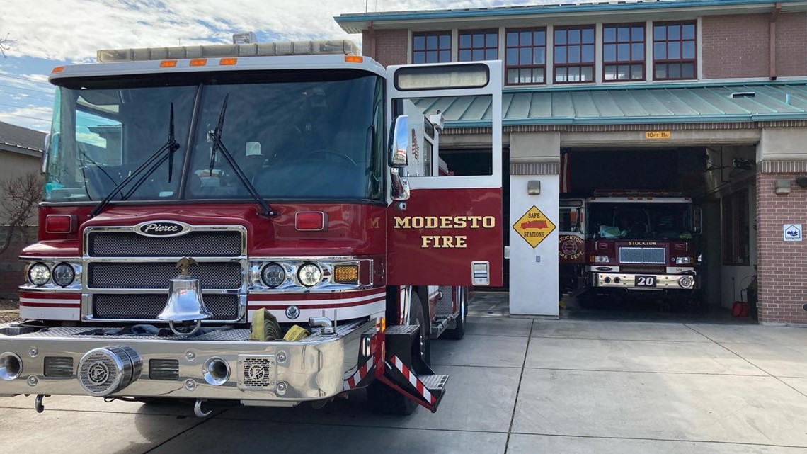 9 different fire departments team up to help Stockton Fire