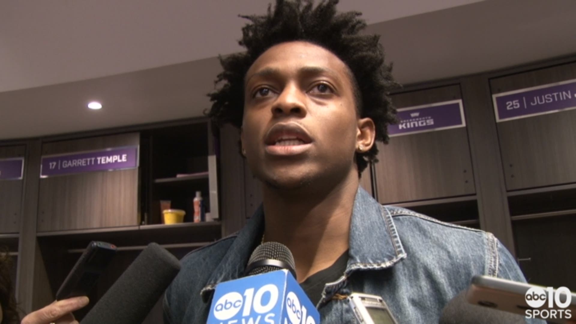 Kings rookie point guard De'Aaron Fox reflects upon his rookie season, what he must improve in the season to bring into next season and his optimism surrounding the future of his young Sacramento team.